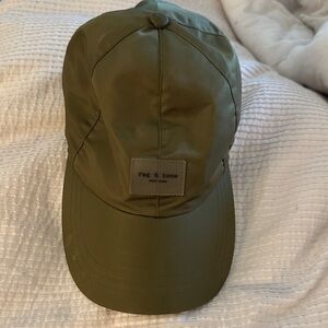 Rag & Bone Olive Green  Baseball Cap